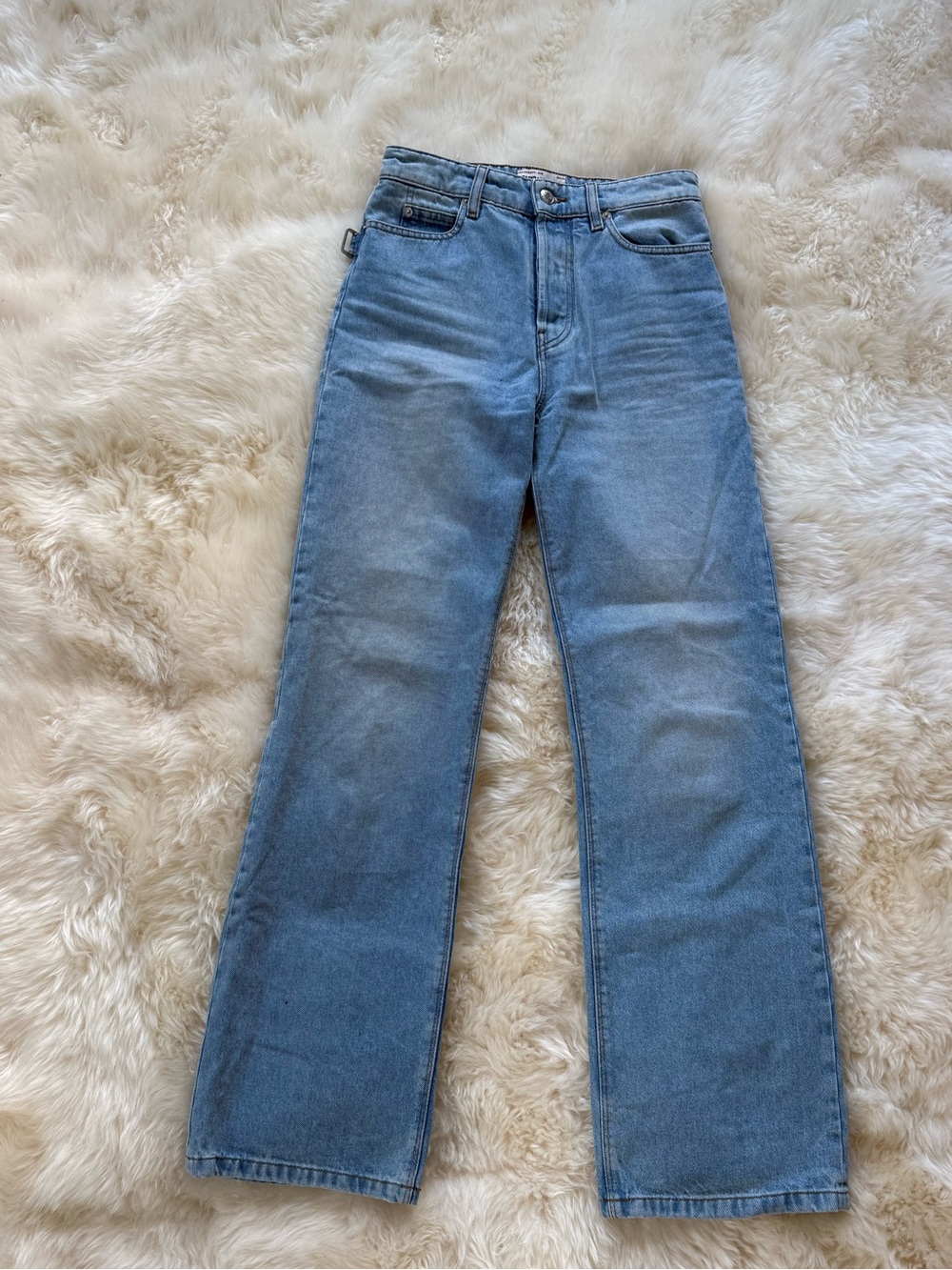 Zadig & Voltaire Woman’s Straight Jeans in Light Blue Denim